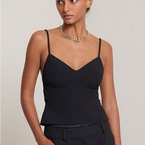 A.L.C. Black Cami with back belt detail (6)